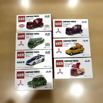 아사히 음료 미츠야 & 기타 캠페인 토미카 7개 세트