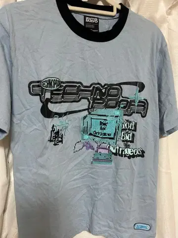 계속 한밤중이면 좋을 텐데. 테크노푸어 T셔츠 L 사이즈