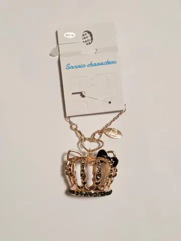 헬로키티 왕관 백참 아베일 산리오 콜라보