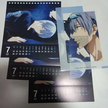 Free! 타카하시 탁상 달력 키리누키 자켓