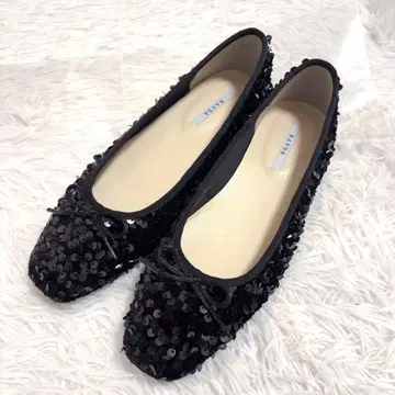 RANDA 란다 스팽글 플랫슈즈 발레 슈즈 결혼식