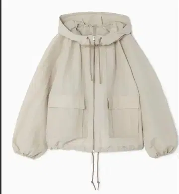 COS 테크니컬 린넨 혼방 후드티 자켓