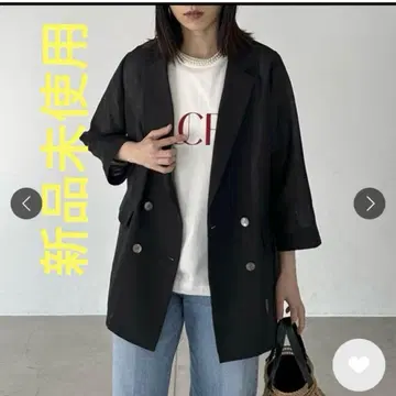 미사용 새상품 린넨 테일러드 자켓