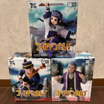 [ 미개봉 ] 골든 카무이 피규어 3체 세트