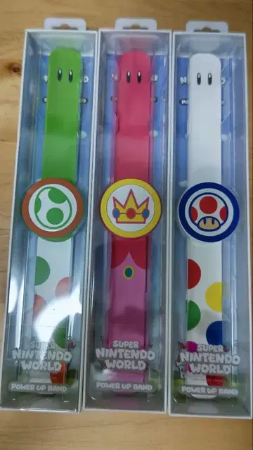 슈퍼 닌텐도 월드 파워업 밴드 3종 세트
