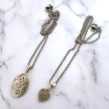 [ 925 실버 ] 하와이안 목걸이 세트