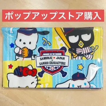 사무라이 재팬 x 산리오 캐릭터즈 페이스 타월 믹스