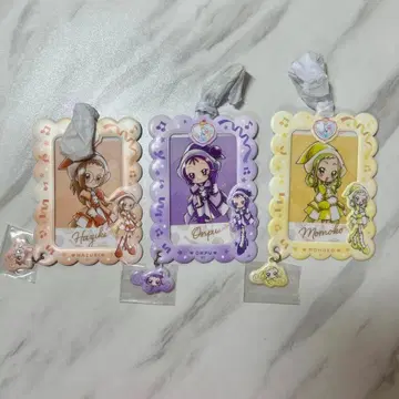 오쟈마녀 도레미 사진 키링 하즈키 온푸 모모코