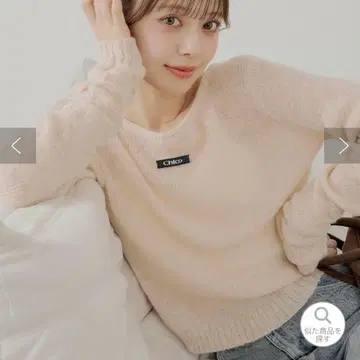 Chico 라메 시어 컴팩트 니트