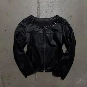 00s archive Y2K 소가죽 Leather jacket 스터드