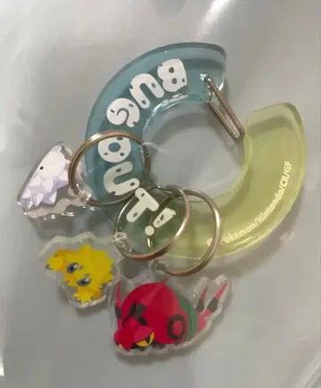 포켓몬 BUGOUT 아크릴 카라비너 컬렉션 바츌르 후시기 유키하미 ZA