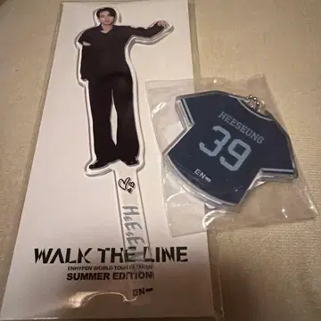 ENHYPEN 히승 유니폼 키링 포토 프롭스