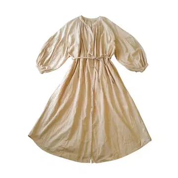 Samansa Mos2 blue 보일 개더 원피스 오버 사이즈 F