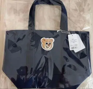 새상품 라브라리 페이러 와펜 토트백 올드 테디 네이비