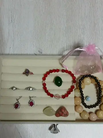 반지, 팔찌, 귀걸이 파워스톤