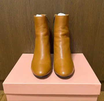 [중고] 파비오 스코르니 숏부츠 38 1/2 카멜