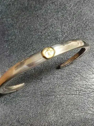 고로즈 goro's 금 달린 얼굴 뱅글 사이즈 M