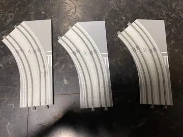 KATO 카토 유니트램 곡선 궤도 플레이트 교차점 왼쪽 3개