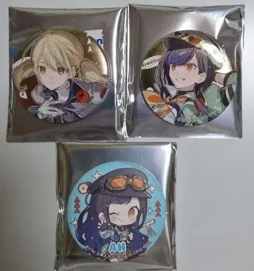 시라이시 안 아즈사와 코하네 프로세카 캔뱃지