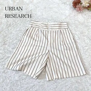 s2690 [ 어반 리서치 ] 하프 팬츠 스트라이프 자수 캐주얼 38