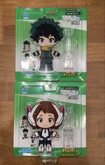 나의 히어로 아카데미아 액션 인형 미도리야 이즈쿠 우라라카 오챠코