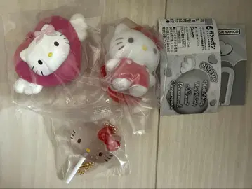 산리오 컬러풀 캔디 참 카라비너 헬로키티 등 3개 세트