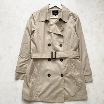 23구 숏 트렌치코트 벨트 탈부착 가능 XXL 빅 사이즈