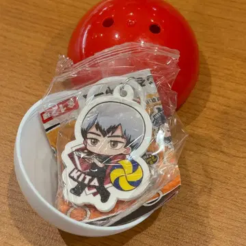 미사용 쿠라스시 하이큐 콜라보 굿즈 메지루시 참 키타 신스케