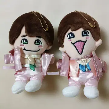 나니와단시 오하시 카즈야 후지와라 죠이치로 꼬마 인형 2체 세트