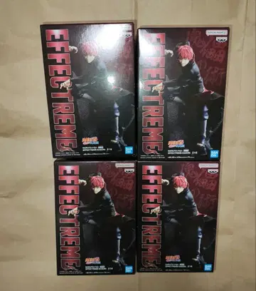 NARUTO 사소리 EFFECTREME 피규어 4점 미개봉