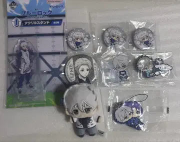 블루 록 아크릴 스탠드 캔뱃지 솜인형 러버 참 나기