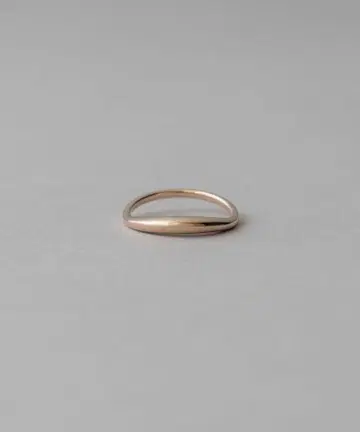 현행 모델 9호 ete 크레센트 문 반지 핑크 골드 SV925