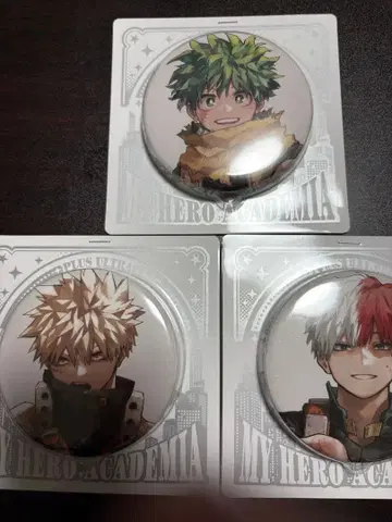 나의 히어로 아카데미아 히로아카 캔뱃지 JCS 한정판 점프샵 3개