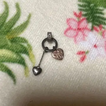 하와이안 주얼리 실버 925 핑크 골드 하트 펜던트 탑