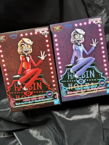 해즈빈 호텔 모니터 탑 피규어 찰리 2종 세트 미개봉 새상품