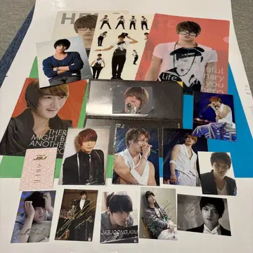 재중 라이브 회장 구매 공식 사진 스타콜렉션 클리어 파일 스티커