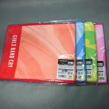 걸즈밴드클라이 풀컬러 머플러 타월 4개