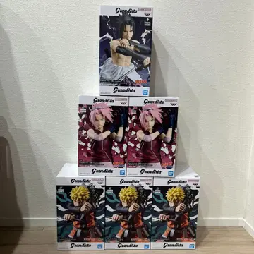 NARUTO 그란디스타 나루토 사쿠라 사스케 피규어