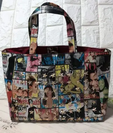 [새상품급] TRE STAR 트레스타 미니 토트백 멀티 컬러 스터드