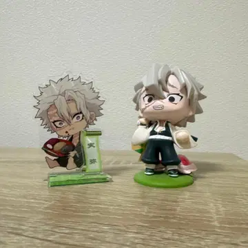 귀멸의 칼날 시나즈가와 사네미 피규어 아크릴 스탠드 세트