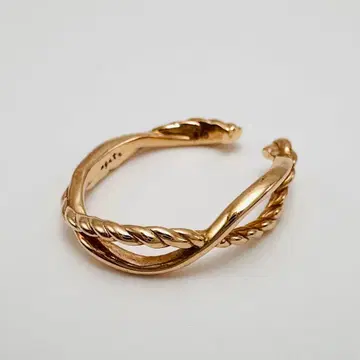 agete 아가트 이어커프 k10 트위스트 골드 PG 후프