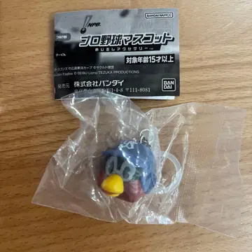 프로야구 마스코트 메지루시 액세서리 야쿠르트 스왈로스 츠바쿠로 가챠