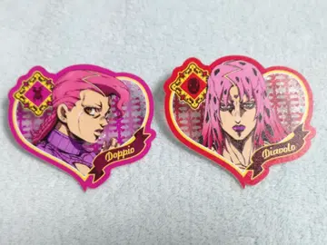 죠죠 5부 하트형 라메 아크릴 배지