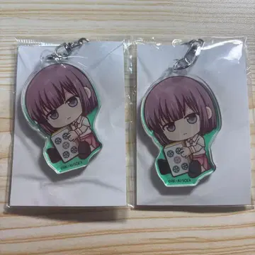 사키-saki 아치가편 사지모리 샤쿠 아크릴 키링 2개 세트