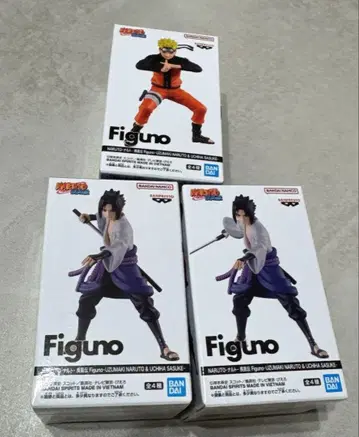 반다이 피구노 나루토 사스케 피규어 세트