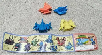 건담 지우개 엘가임 4체 (소책자 1권 포함) 1989