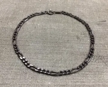 빈티지 SV925 피가로 체인 실버 팔찌 훈은