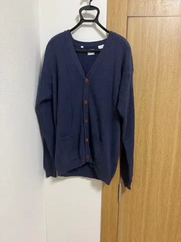 C.P.COMPANY 케이블 니트 가디건 네이비