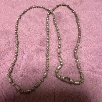 BICO 비즈 디자인 목걸이 약 60cm