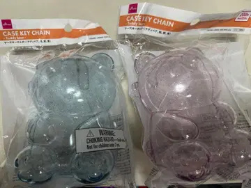 다이소 케이스 키링 테디베어 2종 세트